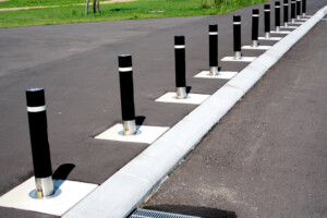 車止め支柱工事